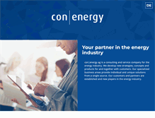 Tablet Screenshot of conenergy.com